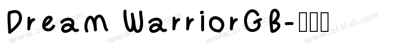 Dream WarriorGB字体转换
